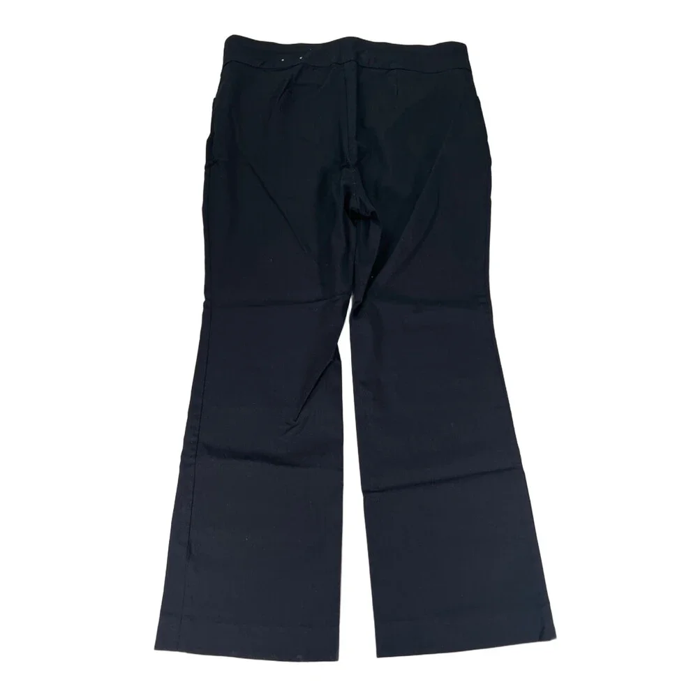 Chico's Women's Black Perfect Stretch Pull On Pants - 2 Short/US 12 Short